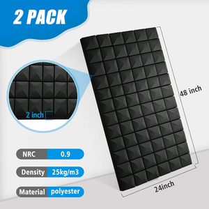 Mật độ cao Acoustic Foam wallboard cho hiện đại rạp hát tại nhà văn phòng Studio tường trường giảm tiếng ồn thiết kế thanh lịch - Product Image 2