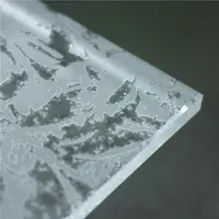 超透明ガラスサテン酸エッチングすりガラス仕切り