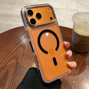 Popular Tpu Acrylic clear Magnetic <b>Phone</b> case for iphone 17 Pro Max 17 air 16,for iphone 17 clear case <b>Bulk</b> - Product Image 5