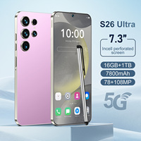 Teléfono Móvil S26 Ultra con Pantalla Grande de 7.7 Pulgadas, 22GB+2TB, Android 15, Desbloqueado, S-Pen, Doble SIM, el Más Vendido