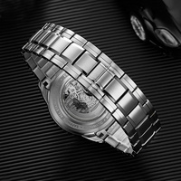 Personnalisé Votre Propre Logo Hommes Montre Mécanique Verre Saphir Japon Movt 82S7 Mains Lumineuses Montre-Bracelet Homme