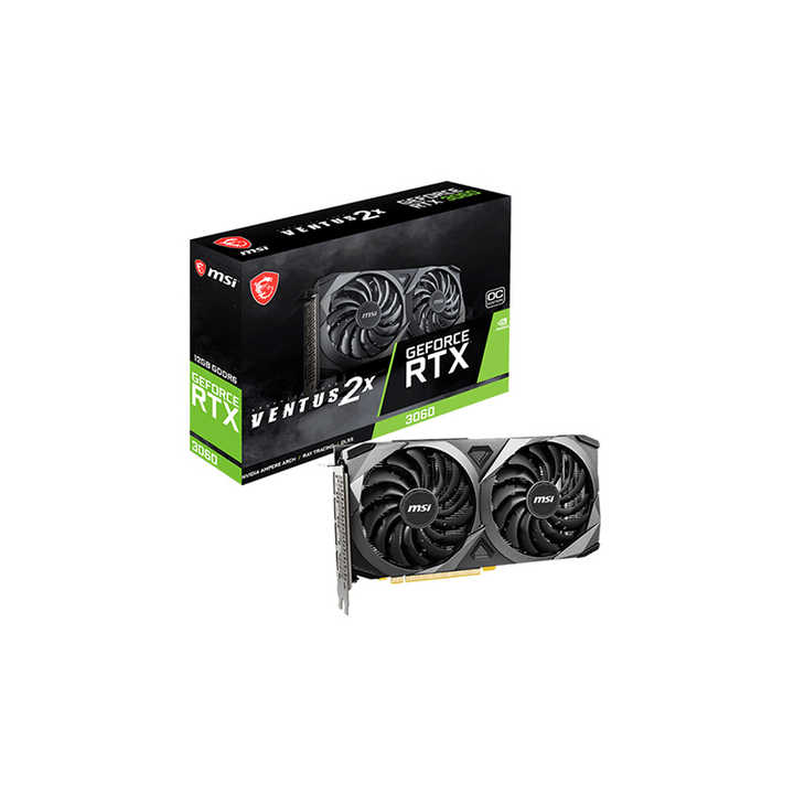 MSI Geforce RTX 3060 VENTUS 2X 12G OC - High Quality Graphics Card