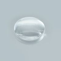 Lentille convexe planaire en quartz personnalisée en usine, longueur focale 30 mm 50,8 mm, lentille de focalisation laser en silice fondue UV