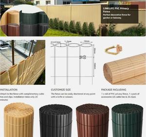 PVC <strong>Bamboo</strong> Fence Screen Roll <strong>Screening</strong> Fencing Privacy Sun Panel <strong>Garden</strong> Outdoor - Product Image 3