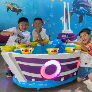 สวนสนุกสำหรับเด็ก บ่อน้ำตกปลา - เกมตกปลาแบบอินเทอร์แอคทีฟสำหรับพ่อแม่ลูก เหมาะสำหรับเกมอาร์เคดและสนามเด็กเล่น - Product Image 2