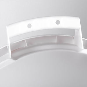 Factory Direct Industries <span class=keywords><strong>Poubelle</strong></span> en plastique HDPE robuste blanche de 10 gallons - Product Image 5