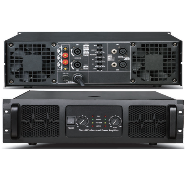 Professional Dual Channel Digital High-power Amplifier for Weddings, Performances, Conferences, Private Rooms, and Home Use