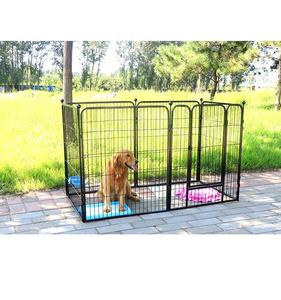 Pagar Besi dapat dilipat Luar Ruangan Terbaik pola hewan ramah anjing Playpen dapat ditarik logam yang dapat diperluas untuk olahraga burung kucing - Product Image 5