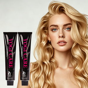 Crème colorante capillaire permanente à base de plantes YOGI, faible teneur en ammoniaque, coloration vibrante de qualité salon - Product Image 1