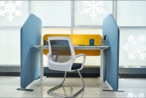 Tùy chỉnh thiết kế hiện đại Acoustic bảng điều chỉnh âm thanh hấp thụ Polyester bàn Divider cho nhà văn phòng phân vùng màn hình có thể được tùy chỉnh - Product Image 4