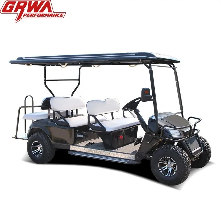 GRWA Großhandel Golf wagen Elektro fahrzeug Golf wagen 6-Sitzer Golf wagen Luxus