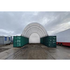Abri/Tente Conteneur en Tissu PVC Haute Qualité pour Extérieur, Idéal pour Machines, Équipements, Entrepôts, Garages et Hangars - Product Image 3