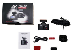 4K 1080P Enregistrement Wifi Smart Car <span class=keywords><strong>Dash</strong></span> <span class=keywords><strong>Cam</strong></span> 2.45 pouces DVR Dashboard Camera Noir Vehicle Box Night Vision - Product Image 2