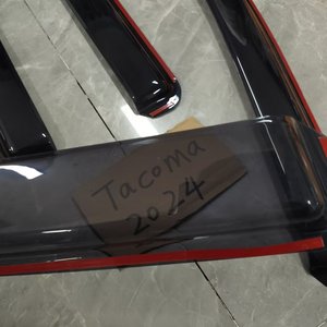 2024-2025 Tacoma Pickup Truck Side Wind Guard Deflector Visor Sports Car Exterior Accessories Channel <strong>Window</strong> <strong>Vent</strong> 4-Piece Set - Product Image 6