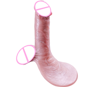 Grand Dildo en Silicone pour Adultes, Pénis Artificiel Doux Effet Peau Réelle avec Ventouse Puissante, Grande Taille pour Usage Sexuel Adulte - Product Image 5