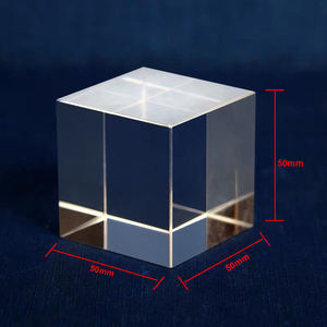 Vente en gros de blocs de verre en cristal K9 de 50 mm pour la gravure laser 3D, blocs de cristal vierges - Product Image 2