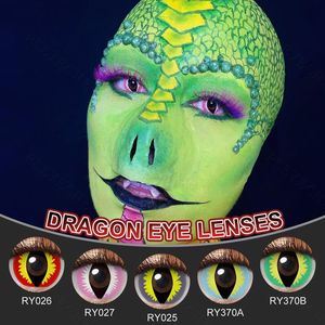 무료 샘플 드래곤 아이 연락처 Pseyeche 할리우드 미친 소프트 렌즈 애니메이션 코스프레 할로윈 콘택트 렌즈 Kontaktlinsen - Product Image 2