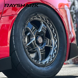 Jantes RS Custom Forgées Beadlock 5x114.3 5x115 pour Muscle Car 17x10 17x11, compatibles Mustang GT S550 S650 Challenger Charger SRT - Product Image 2