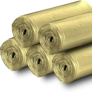 Bolsas de Basura de un Galón, Boca Plana, PET, Material Delgado y Resistente, Desechables, Duraderas, de Plástico, para Cocina, Oficina, Hogar, Dormitorio, Jardín, Contenedor de Residuos - Product Image 1