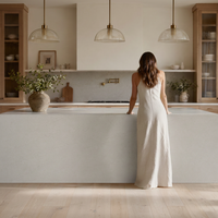 Dalles de terrazzo artificielles pour l'intérieur des villas, hôtels et appartements, revêtement de sol en terrazzo architectural sur mesure, résistant à l'usure