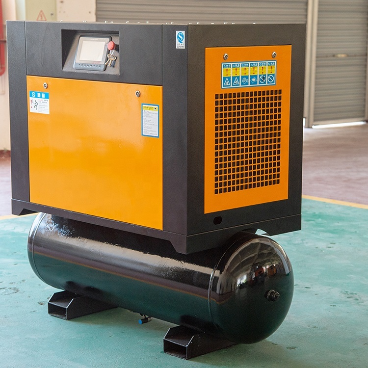 Todo-en-uno de la máquina 1.6Mpa compresor de aire integrado 11kw 15hp 380 v/50 hz para láser industrial de corte