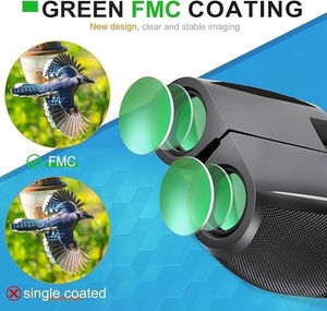 مناظير مجهر صغير قابل للطي عالي الطاقة وتلسكوب جيب للأطفال هدية منظار ثنائي العينين للتخييم والصيد تلسكوب سياحي - Product Image 3