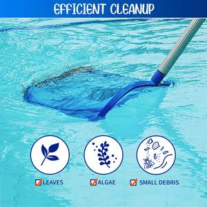 Proveedor de China, gran oferta, <span class=keywords><strong>Skimmer</strong></span> de piscina personalizado, red <span class=keywords><strong>para</strong></span> estanque de peces, bolsa profunda, rastrillo de hojas, <span class=keywords><strong>Skimmer</strong></span>, red de malla fina - Product Image 4