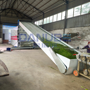 Séchoir professionnel à bande maillée pour feuilles de menthe poivrée, ligne de nettoyage et de séchage des feuilles de menthe poivrée - Product Image 1