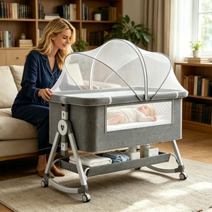Lit de bébé à faible MOQ, design stable et peu encombrant, sûr et confortable, idéal <span class=keywords><strong>pour</strong></span> la maison et les voyages - Product Image 6
