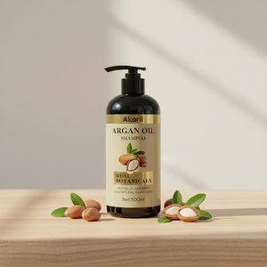 Aceite de Argán Akaril de 500 ml, Botánicos Reales, Revitaliza <span class=keywords><strong>el</strong></span> <span class=keywords><strong>Cabello</strong></span>, Ingredientes 100% Naturales, Vegano, Nutritivo, Hidratante, Champú Profundo - Product Image 2