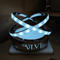 Service VIP : Glorificateur de Bouteilles LED Multicolore Rechargeable pour Présentation de Vins, Thanksgiving, Saint-Valentin, Soirées et Clubs
