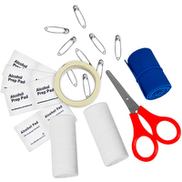 JAXY SK-06 Kit de premiers secours portable pour voiture, outil d'urgence SOS pour l'extérieur, sac d'urgence pour voiture