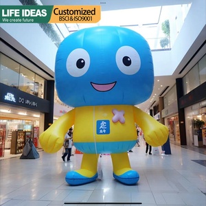 Modelo Inflable Gigante Personalizado de 12 pies, Mascota de Tela Oxford para Promoción de Apertura de Supermercados, Ferias Comerciales y Eventos - Product Image 6