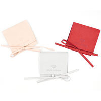 Petits sacs en microfibre avec cordon de serrage, bijoux, collier, bagues, pochette d'organisation, sac cosmétique pour bonbons de mariage