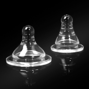 ROWEY Système <span class=keywords><strong>de</strong></span> biberon <span class=keywords><strong>en</strong></span> silicone <span class=keywords><strong>de</strong></span> haute qualité, sans odeur, à col large, pour bébé, tétine naturelle - Product Image 5