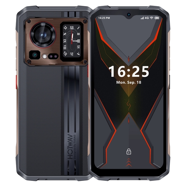 200MP Camera HOTWAV Cyber 15 12GB+256GB IP68 Waterproof 6280mAh Android 13 Octa Core Face ID Global Language Smart Rugged Phone