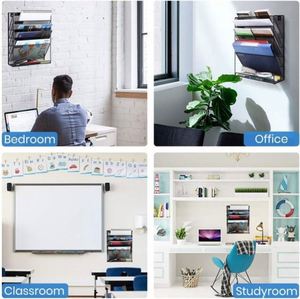 Porte-documents ou porte-revues mural ou de bureau en maille de qualité supérieure - Product Image 3