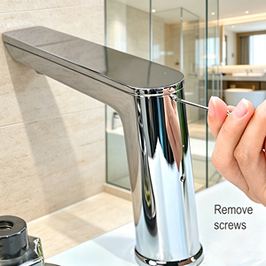 Nuevo Grifo de Lavabo Automático Todo en Uno con Sensor Táctil, Válvula de Cerámica, Acabado Cromado, Hecho de Aleación de Zinc - Product Image 4