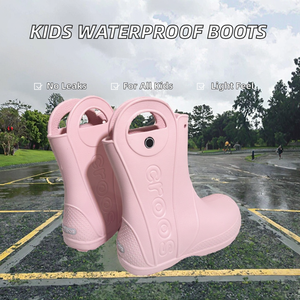 Botas de Lluvia Ligeras Joy Ho de EVA para Tobillo y Botín, Unisex, Impermeables, Antideslizantes, de Malla Resistente, para Uso en Verano e Invierno - Product Image 2