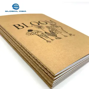 卸売 空白のノートブッククラフト-安いクラフトA5紙バルクノートブックフィラーペーパーブランクドットグリッドメモ帳日記
