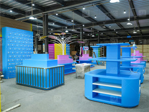 Giá để trưng bày đồ ăn vặt độc đáo, chủ đề đại dương ngọt ngào, nội thất cửa hàng, hình bánh xe nước bằng gỗ, trưng bày cửa hàng kẹo - Product Image 3