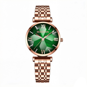 Reloj de Mujer en Oferta, Conjunto de Relojes de Lujo con Correa de Acero, Reloj de Cuarzo Impermeable para Mujer, Estilo Simple y Moderno - Product Image 4