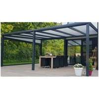 Garages portatifs Abri d'auto en aluminium avec toit en polycarbonate
