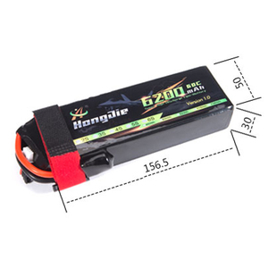 แบตเตอรี่ลิเธียมสำหรับรถยนต์แบตเตอรี่ลิเธียมชาร์จได้60C 11.1V 1048148 6200mAh 3S - Product Image 1