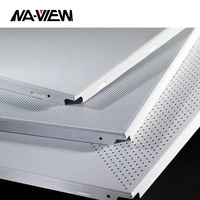 Plafonds en métal en alliage d'aluminium ignifuges perforés pour les fournisseurs de centres commerciaux, d'hôtels et d'hôpitaux aux Philippines