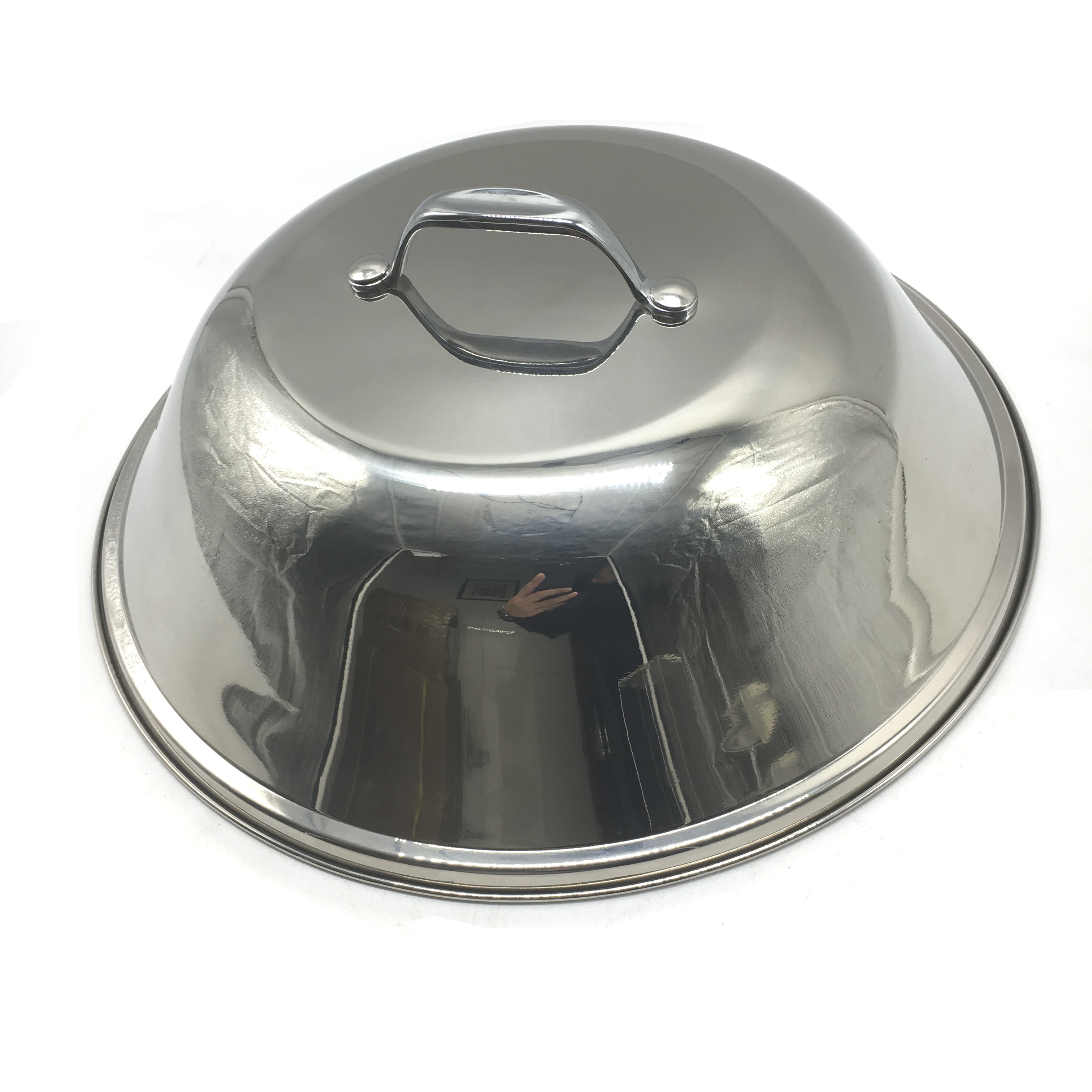 HaSteeL Cupola per fondere formaggi, 30,5 cm e 9,5 cm, resistente copertura a vapore, in acciaio inox, accessori per griglia piatta per barbecue, cucina interna ed esterna, lavabile in