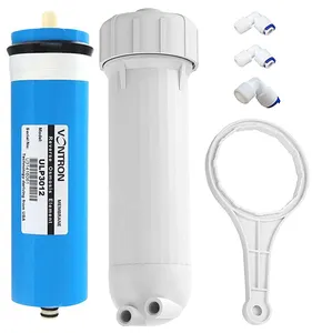 Membrane Solutions 400 GPD RO Membrane, Reverse Osmosis Membrane with Membrane Housing, Replacement for Under Sink Home Drinking