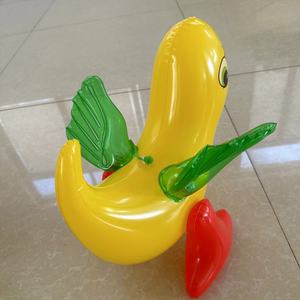 Juguete inflable de pato amarillo de PVC para niños, diversión al aire libre - Product Image 3