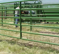 Paneles de Cerca Metálica Galvanizada de Alta Calidad YC para Caballos, Fácil Instalación, Cerca de Rieles para Ganado, Económica Cerca para Corrales