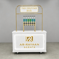 Vitrine à parfums détachable sur mesure |   Bar à parfums mobile et design de petit kiosque |   Comptoir de vente au détail modulaire pour les boutiques de parfums